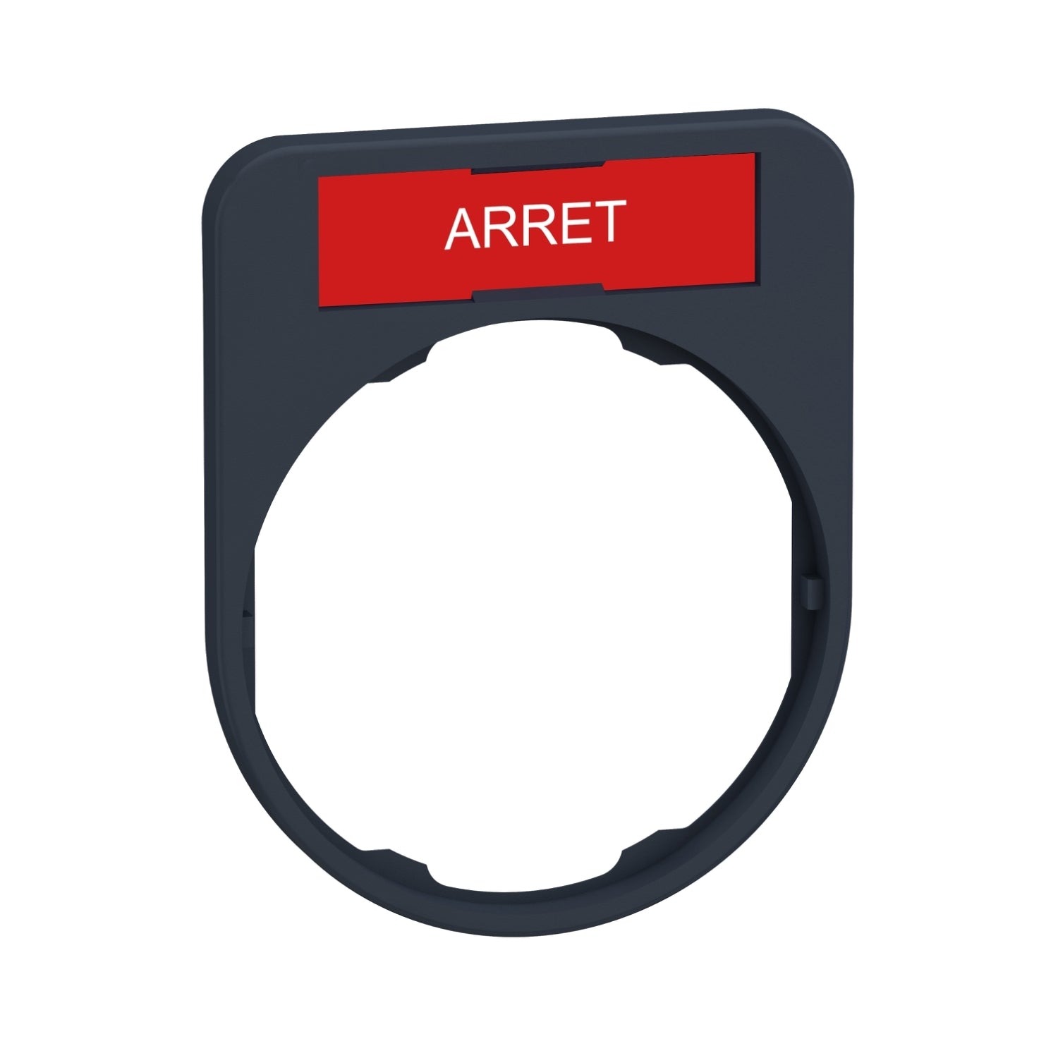 SNR ZBYF2104 Porte-étiquette + étiquette 'ARRET'