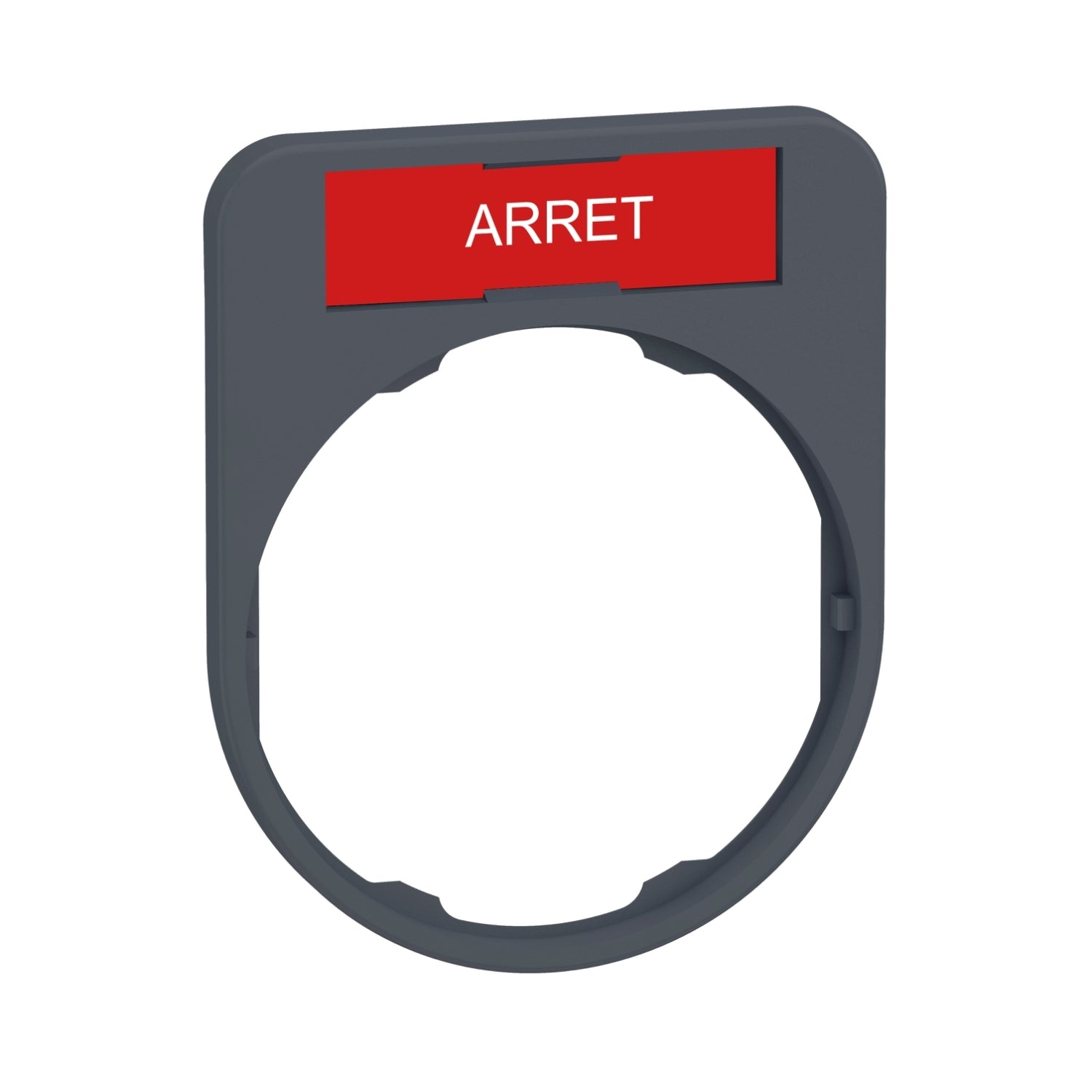 SNR ZBYF2104C0 Porte-étiquette + étiquette 'ARRET'