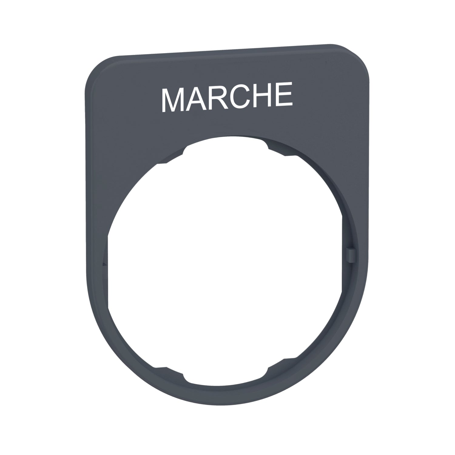 SNR ZBYFP2103C0 Porte-étiquette + étiquette 'MARQUE'
