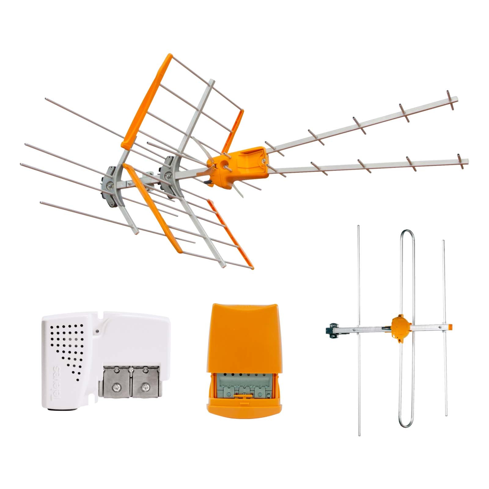 KIT TVV 149292 : ANTENNE UHF ZENIT+ANT B3+AMP+ALIMENTATION