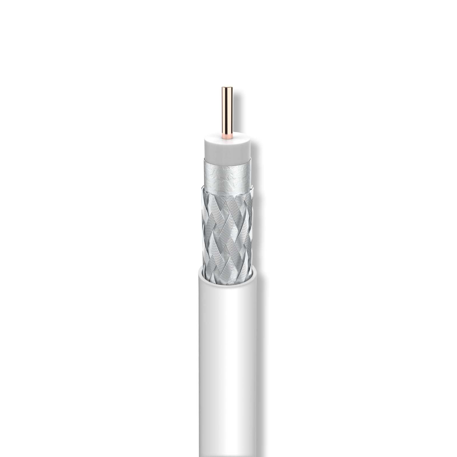 TVV 2126 CABLE CLASSE A 6 8 MM CUIVRE BLANC100M