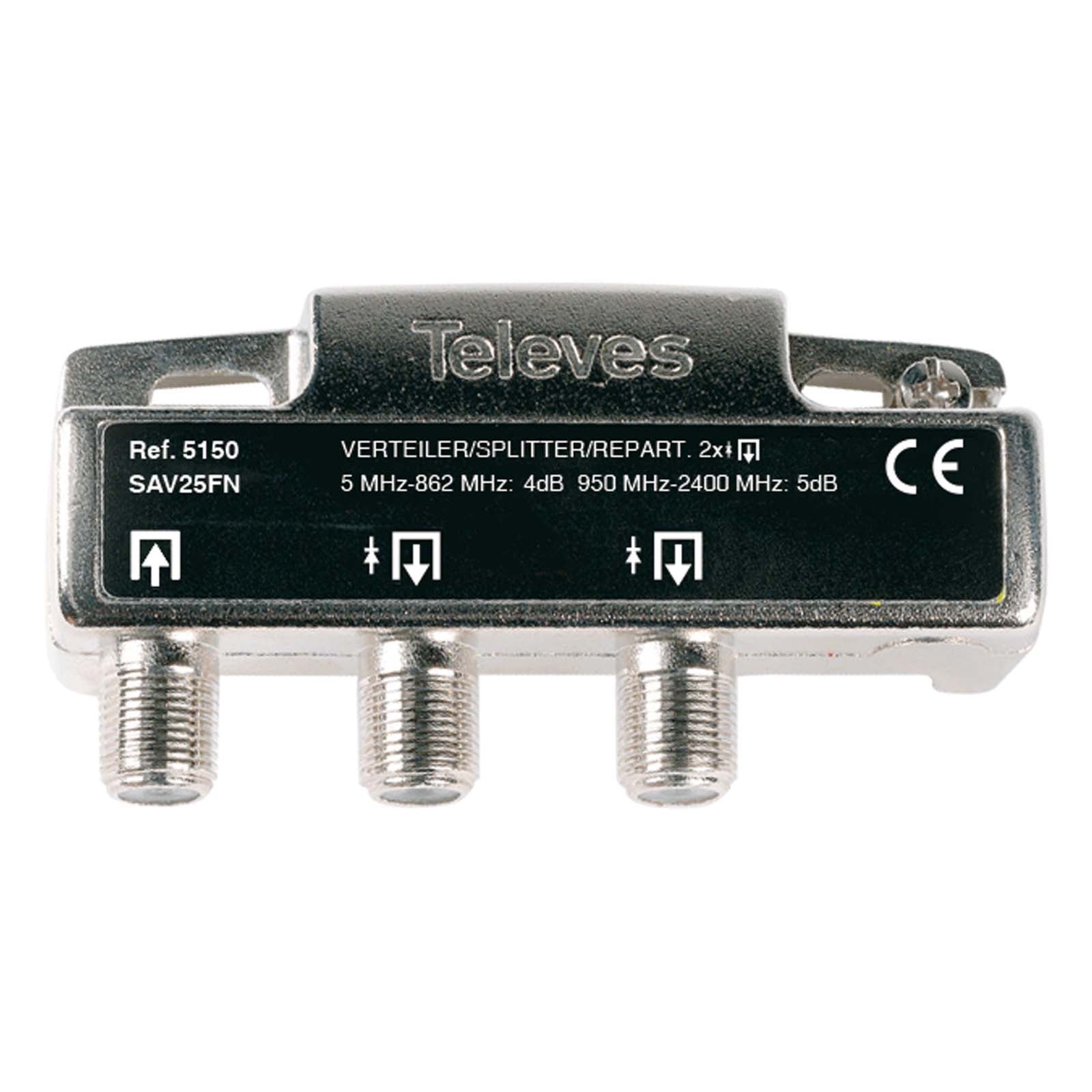 TVV 5150 PARTIT 5 2400MHz "F" 2VOIES 4 5dB