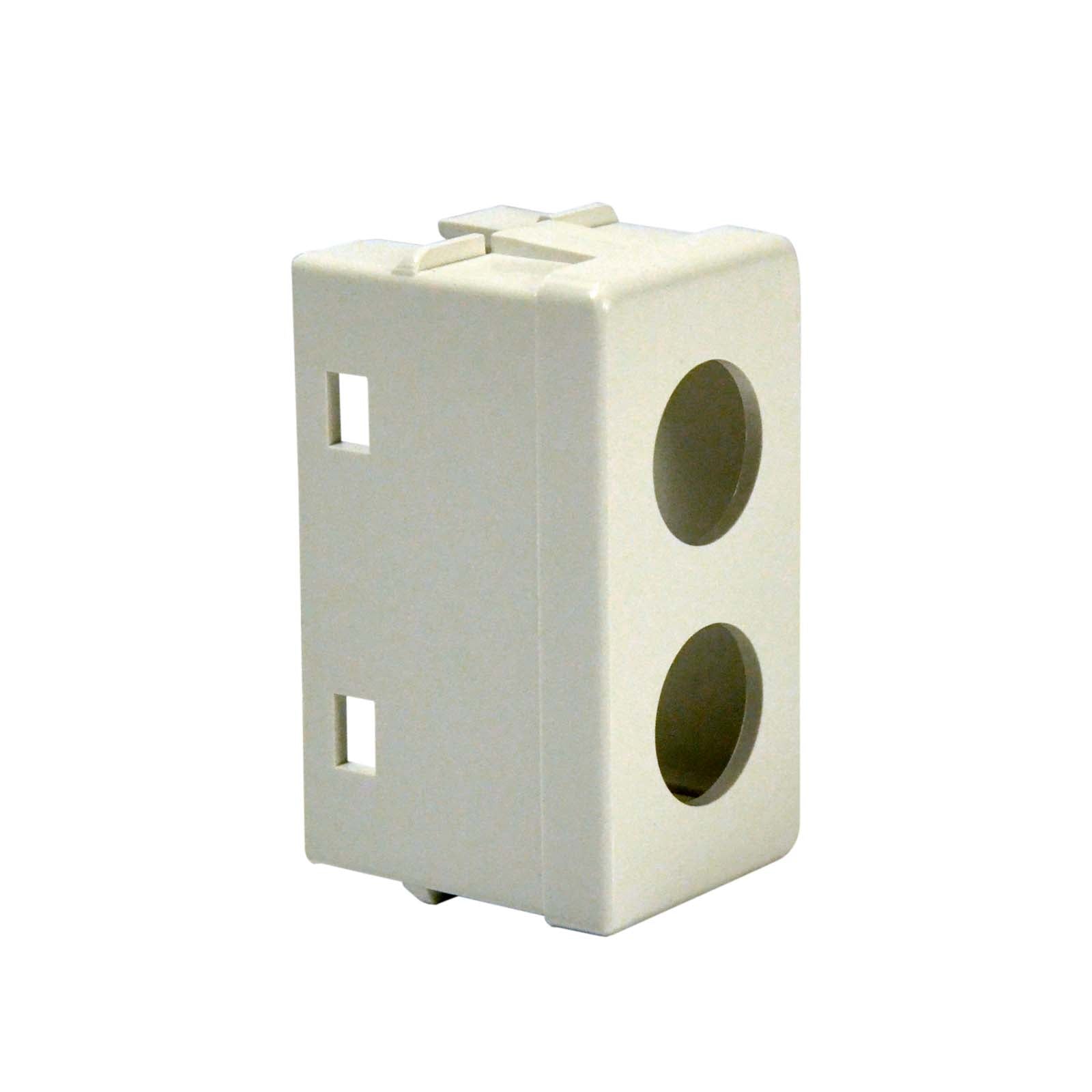 TVV 529149 COUVERCLE 2 TROUS TYPE GW SYSTEME BLANC